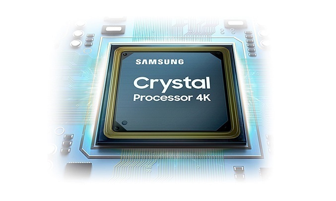 Smart Tivi Samsung Crystal UHD 4K 65 inch UA65AU8000KXXV - Bộ xử lý Crystal 4K