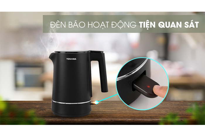 Hình ảnh sản phẩm - [KT-15DS1NV] Bình Đun Siêu Tốc Toshiba 1.5 Lít
