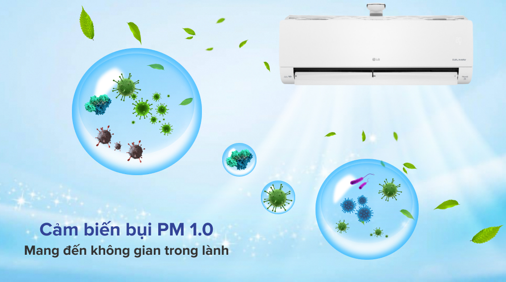 Máy lạnh LG Inverter 1.5 HP V13APFP - Khả năng kháng khuẩn, khử mùi