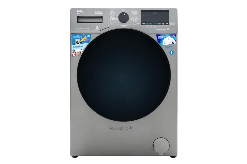 Hình ảnh sản phẩm - [WCV10749XMST] Máy giặt Beko Inverter 10 kg 