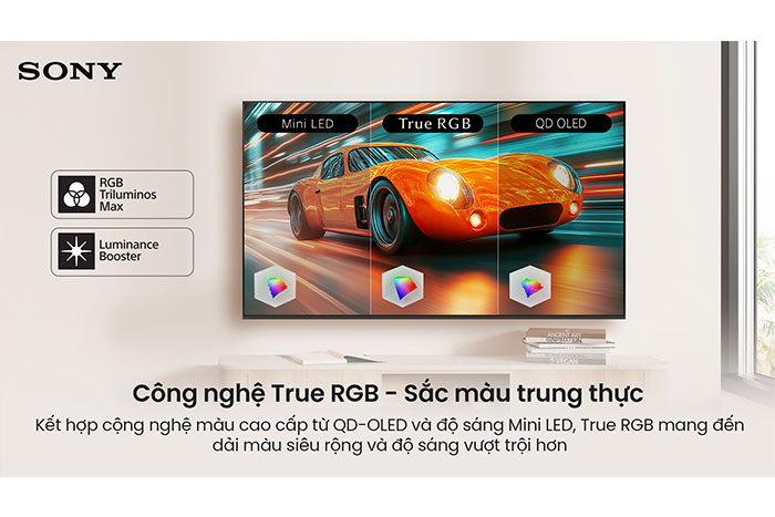 Hình ảnh sản phẩm - [K-55XR70M2] Sony Google TV True RGB BRAVIA 7 II 55 Inch