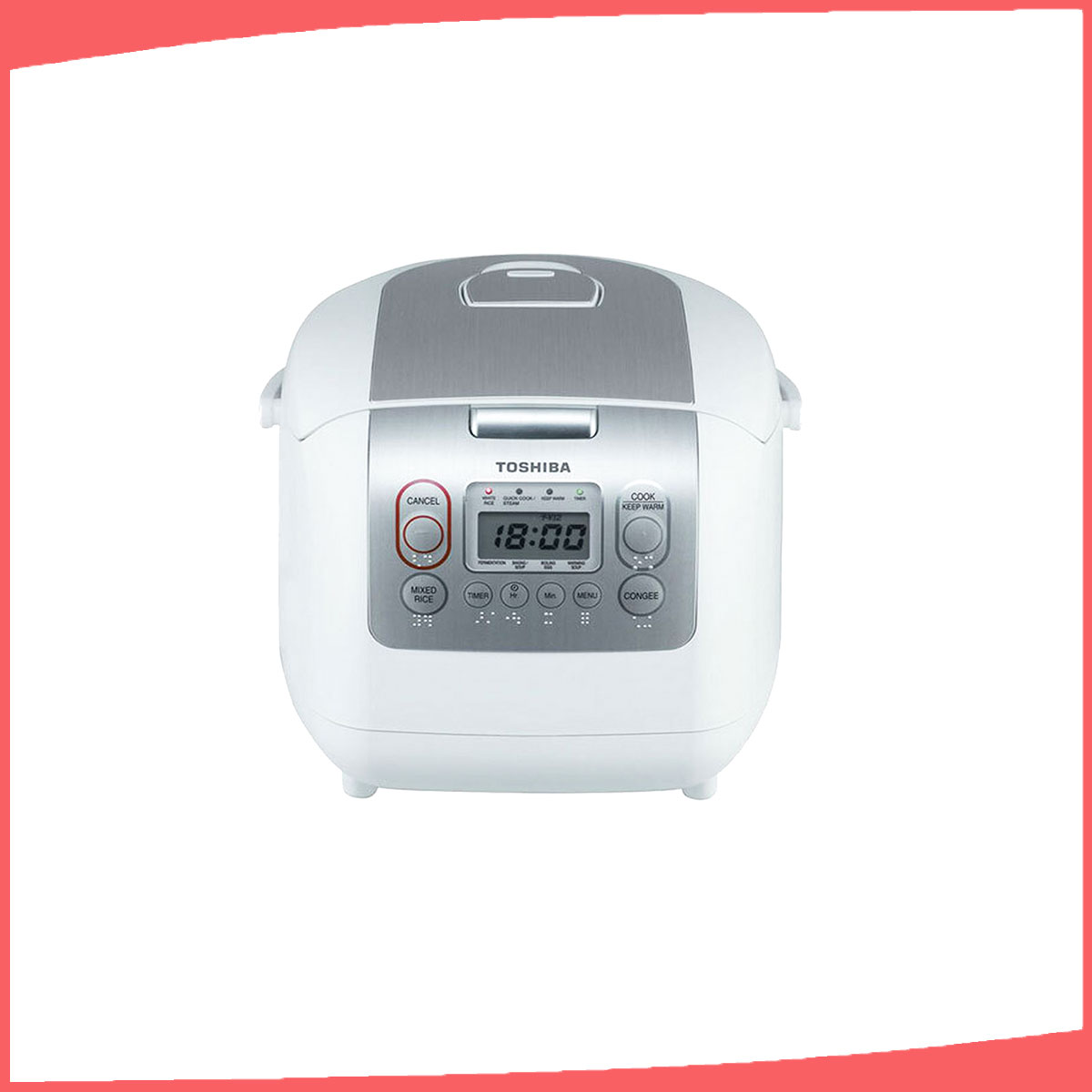 Hình ảnh sản phẩm - [RC-18NTFV(W)] Nồi Cơm Điện Tử Toshiba 1.8 Lít