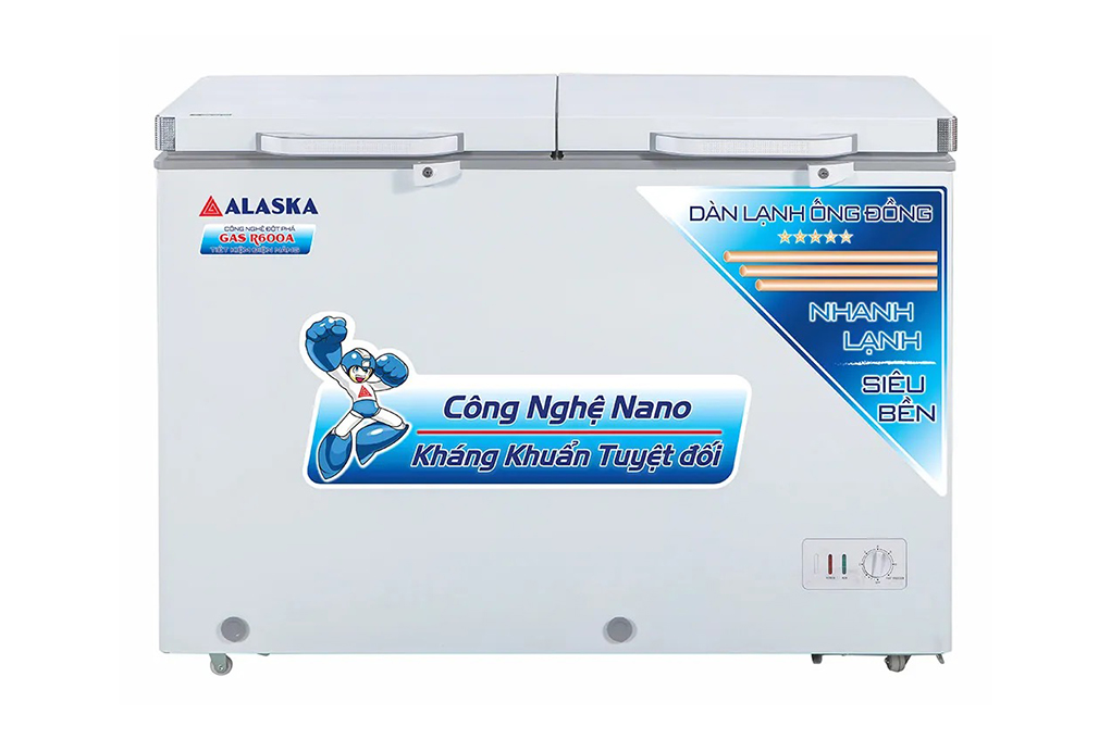 Hình ảnh sản phẩm - [BCD5568C] Tủ Đông Mát Alaska 455 Lít