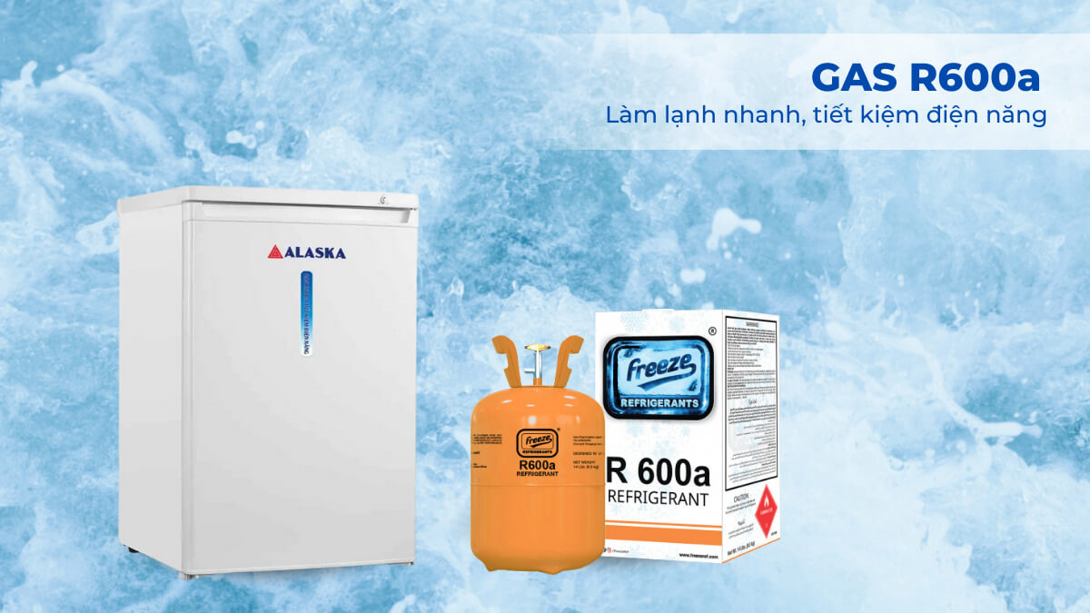 Tủ Đông Alaska 100 Lít IF-11 sử dụng gas R600a