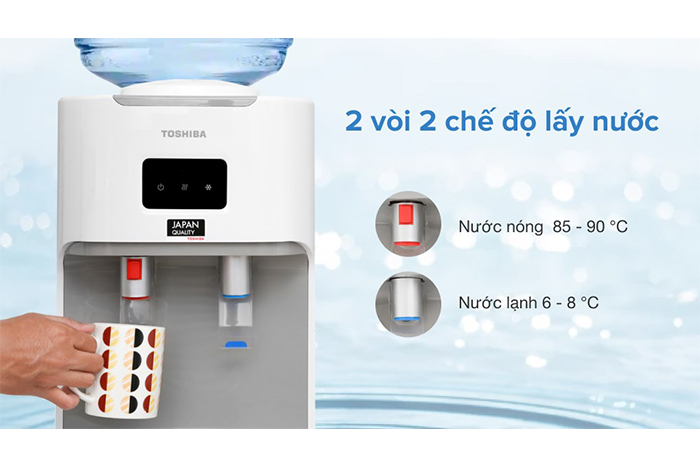 Hình ảnh sản phẩm - [RWF-W1664TV(W1)] Máy Nước Nóng Lạnh Toshiba