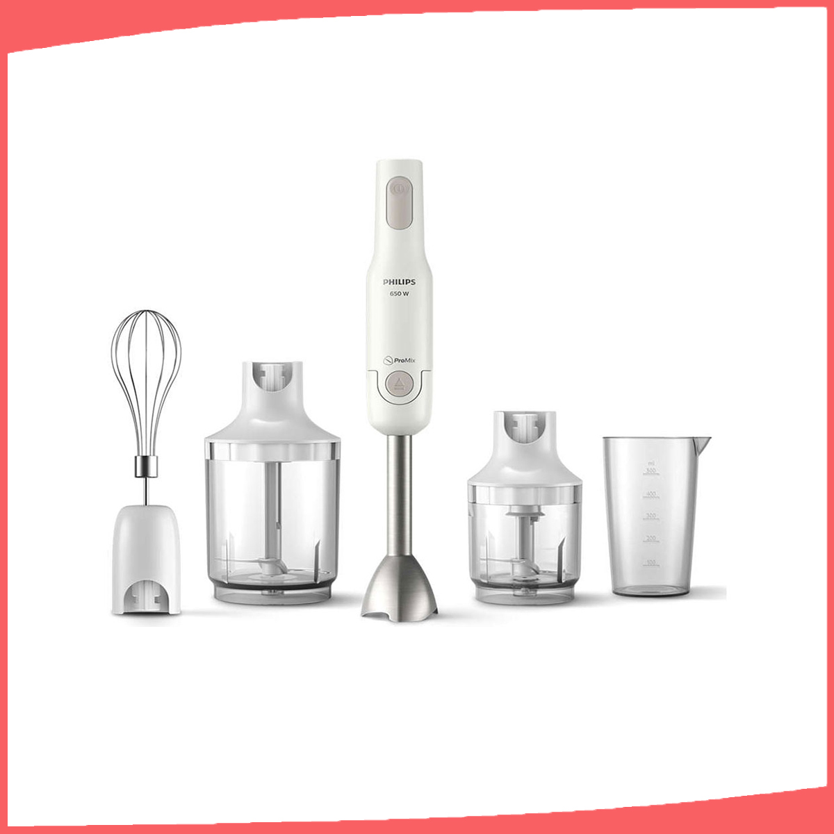 Hình ảnh sản phẩm - [HR2537/00] Máy Xay Sinh Tố Cầm Tay Đa Năng Philips