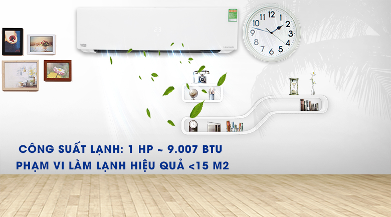 Máy lạnh Beko Inverter 1 HP RSVC10AV