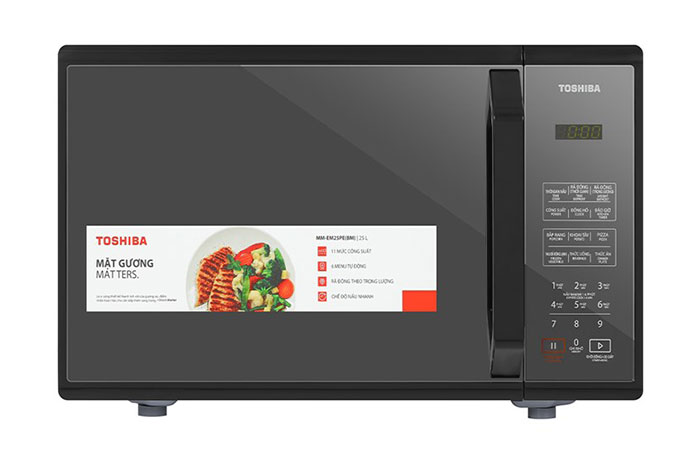 Hình ảnh sản phẩm - [MM-EM25PE(BM)] Lò Vi Sóng Toshiba 25 Lít