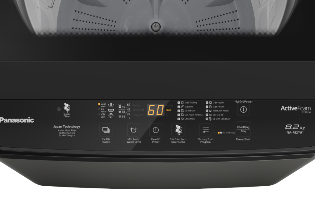 Hình ảnh sản phẩm - [NA-F82Y01DRV] Máy giặt Panasonic 8.2 kg