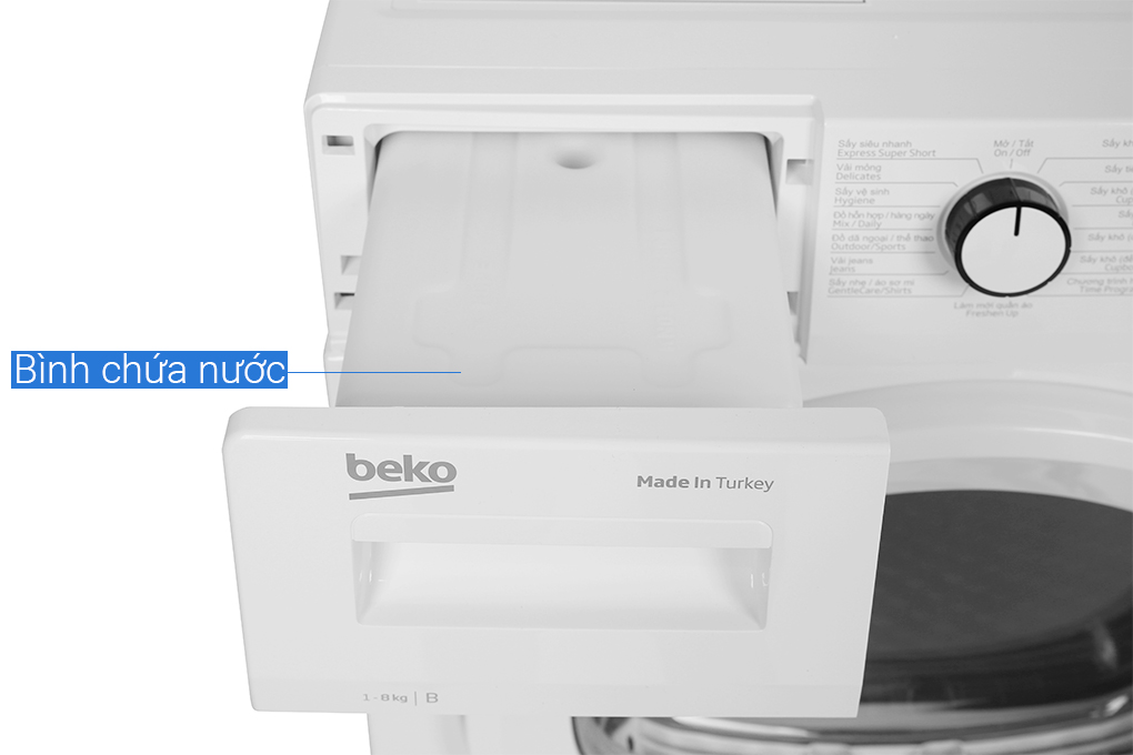 Hình ảnh sản phẩm - [DU8133GA0W] Máy sấy ngưng tụ Beko 8 Kg 