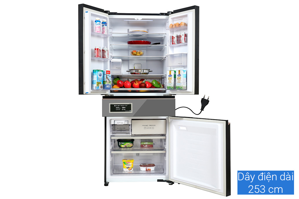 Hình ảnh sản phẩm - [NR-YW590YMMV] Tủ lạnh Panasonic inverter 540 lít 