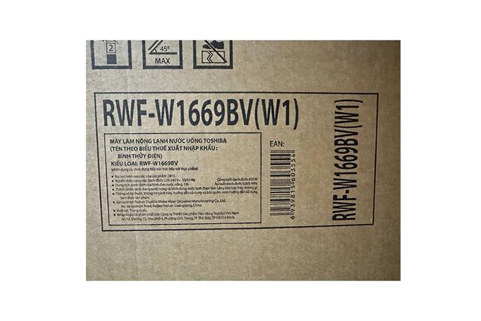Hình ảnh sản phẩm - [RWF-W1669BV(W1)] Máy Nước Nóng Lạnh Toshiba