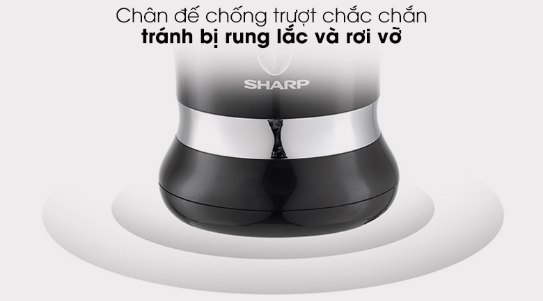 Máy vắt cam Sharp EJ-J850-BK - Chân đế chống trượt