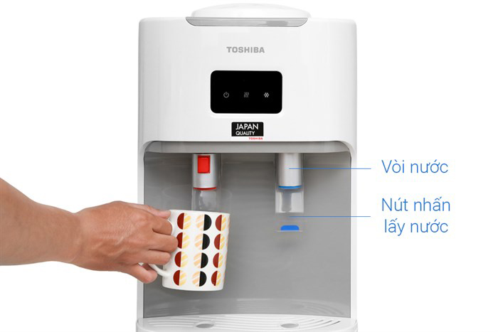 Hình ảnh sản phẩm - [RWF-W1664TV(W1)] Máy Nước Nóng Lạnh Toshiba