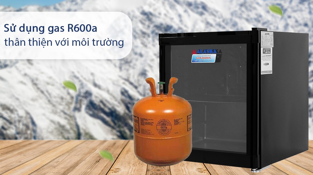 Tủ mát Alaska 50 lít LC 50B Đen - Thiết kế bên trong