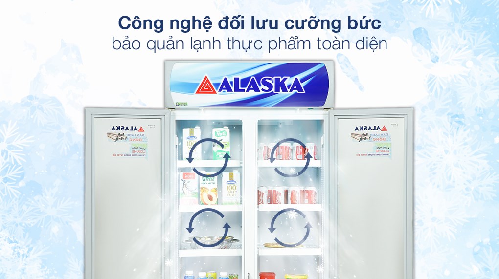 Tủ mát Alaska 580 lít SL 7C - Công nghệ làm lạnh