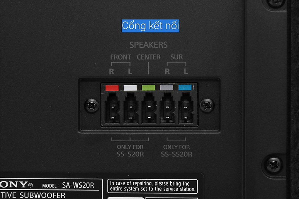 Hình ảnh sản phẩm - [HT-S20R] Dàn âm thanh Sony 400W - HT-S20R