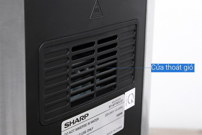 Hình ảnh sản phẩm - [KF-AF70EV-ST] Nồi Chiên Không Dầu Sharp 7 Lít