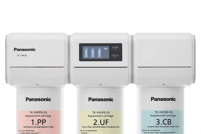 Hình ảnh sản phẩm - [TK-CB430-ZEX] Máy Lọc Nước UF Âm Tủ Panasonic 3 Lõi