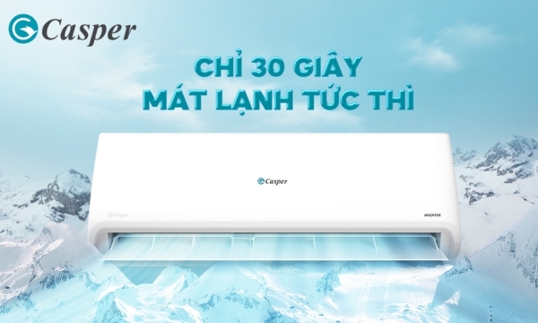 Máy lạnh Casper Inverter - Làm lạnh nhanh Turbo