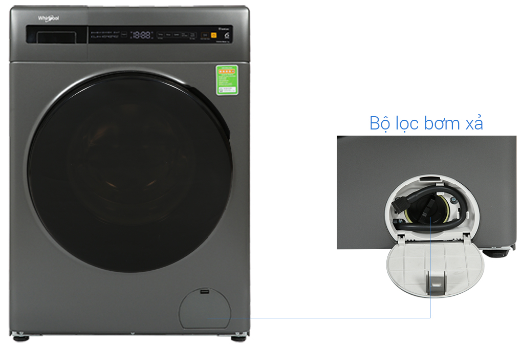 Hình ảnh sản phẩm - [FWEB9002FG] Máy giặt Whirlpool Inverter 9 kg