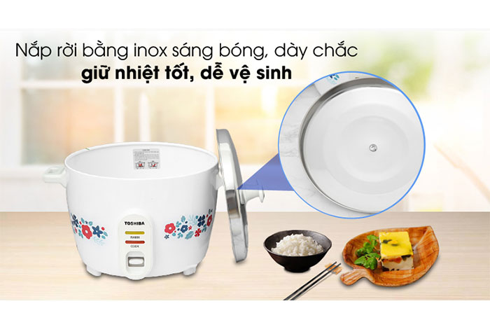 Hình ảnh sản phẩm - [RC-18MH2PV(F)] Nồi Cơm Điện Toshiba 1.8 Lít