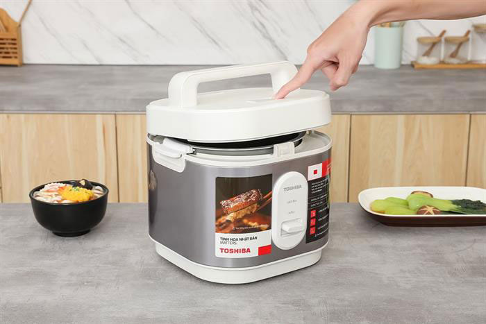 Hình ảnh sản phẩm - [RC-10JRUVN(W)] Nồi Cơm Điện Toshiba 1.0 Lít