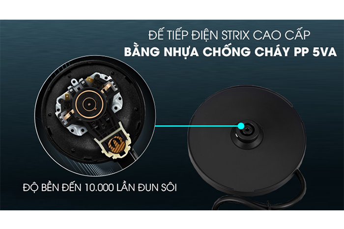 Hình ảnh sản phẩm - [KT-15DS1NV] Bình Đun Siêu Tốc Toshiba 1.5 Lít