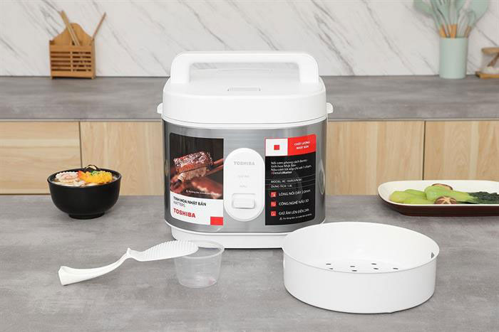 Hình ảnh sản phẩm - [RC-18JRUVN(W)] Nồi Cơm Điện Toshiba 1.8 Lít