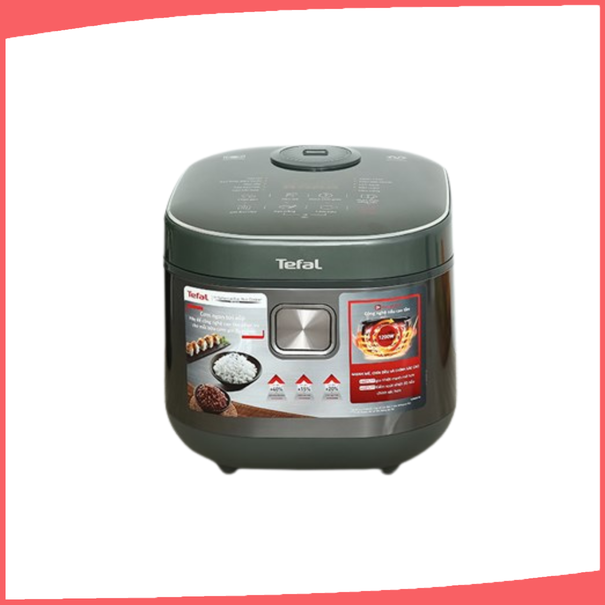 Hình ảnh sản phẩm - [RK818A68] Nồi cơm cao tần Tefal - 1.8 lít