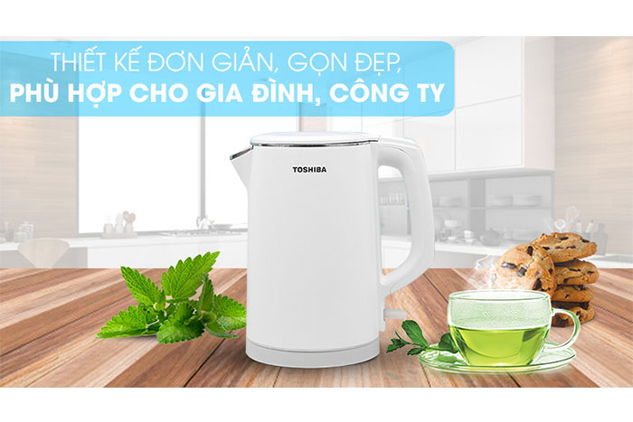 Hình ảnh sản phẩm - [KT-15DS1PV] Bình Đun Siêu Tốc Toshiba 1.5 Lít