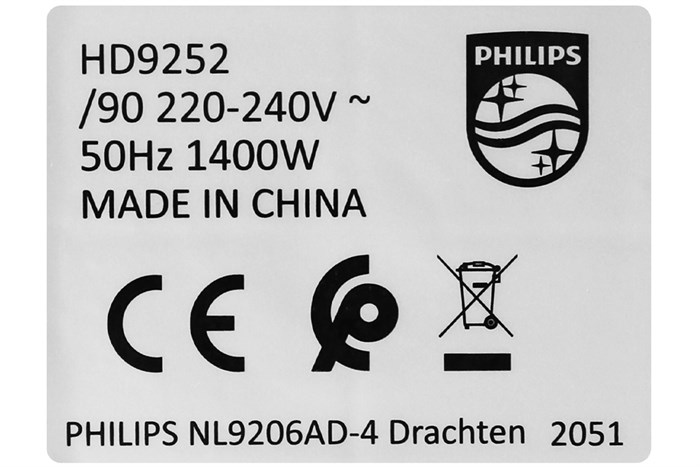 Hình ảnh sản phẩm - [HD9252/90] Nồi Chiên Không Dầu Philips 4.1 Lít