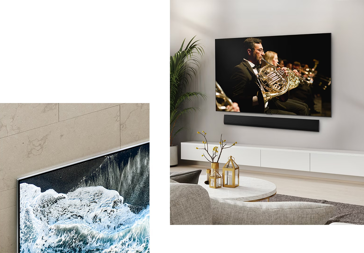 Tivi LG OLED Evo 4K OLED65G4PSA có khung viền mỏng mang đến vẻ thanh lịch