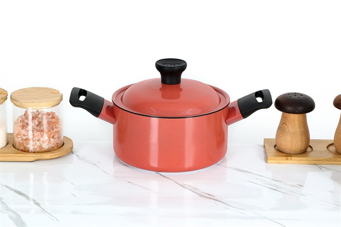 Hình ảnh sản phẩm - [H22104-ST20] Nồi nhôm đáy từ chống dính 20cm Supor Trendy (6 cái/thùng)