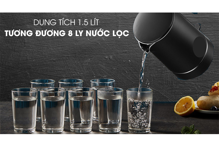 Hình ảnh sản phẩm - [KT-15DS1NV] Bình Đun Siêu Tốc Toshiba 1.5 Lít