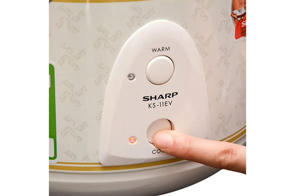 Hình ảnh sản phẩm - [KS-11ETV] Nồi cơm nắp gài Sharp 1 lít KS-11ETV