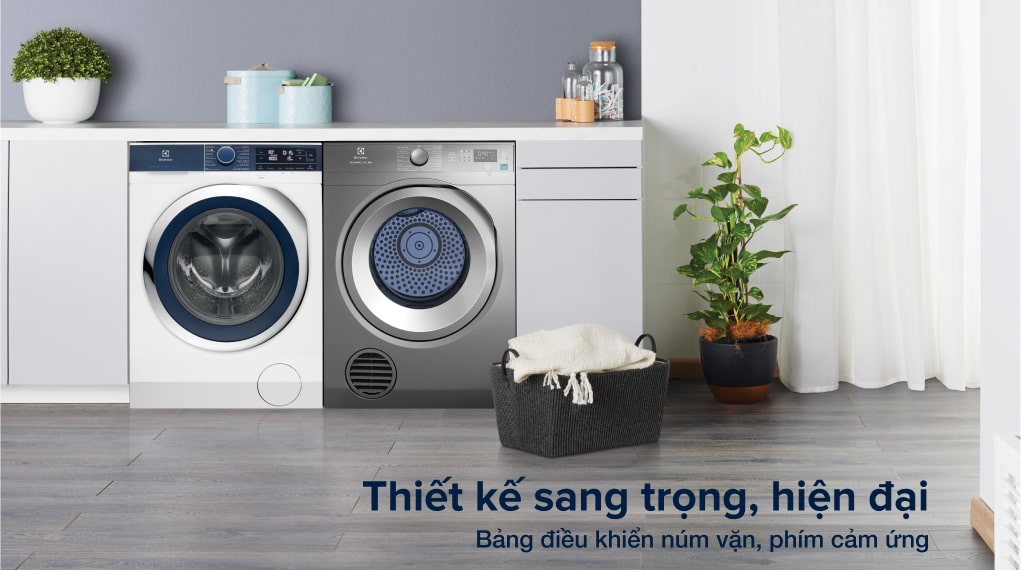 Máy sấy thông hơi Electrolux 8.5 kg EDS854N3SB - Thiết kế hiện đại