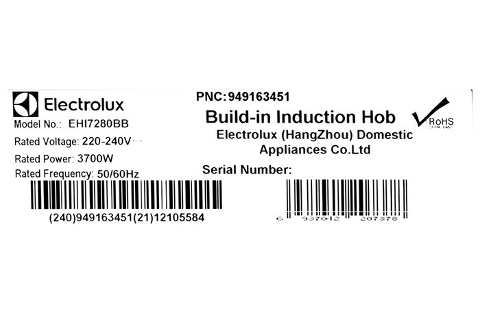 Hình ảnh sản phẩm - [EHI7280BB] Bếp Từ Đôi Electrolux