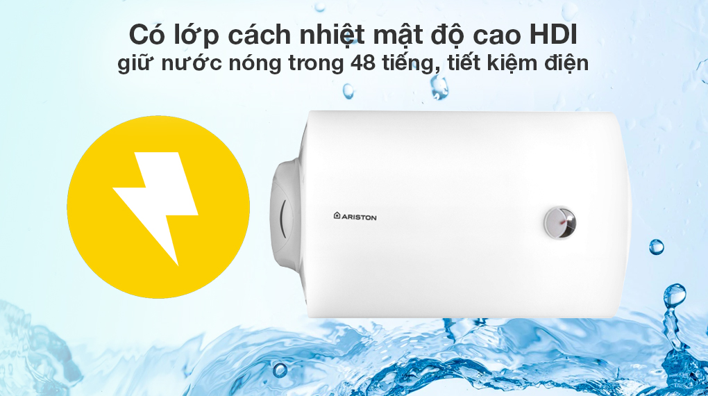 Máy nước nóng gián tiếp Ariston 100 lít PRO R 100 H 2.5 FE - Khả năng tiết kiệm điện