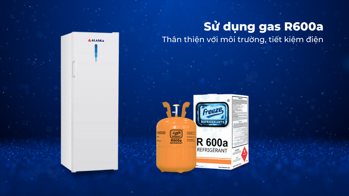 Gas R600a mang lại nhiều lợi ích cho thiết bị và người dùng