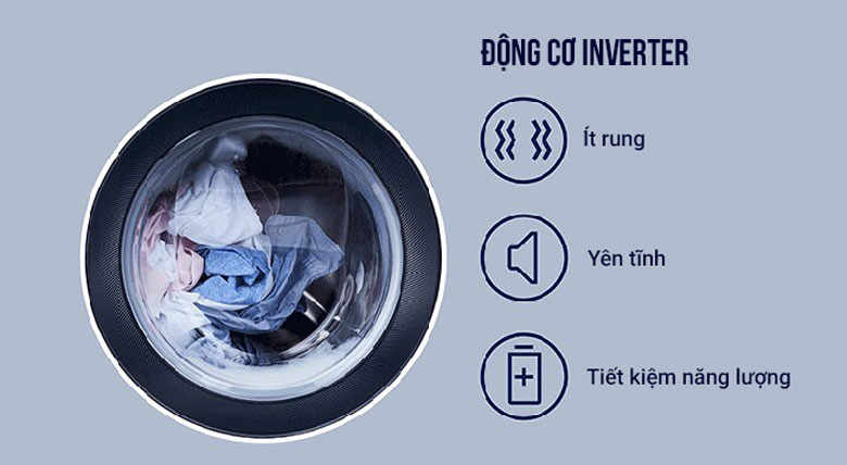 Máy giặt Electrolux EWF1025DQWB - Động cơ Inverter êm ái, bền bỉ & tiết kiệm