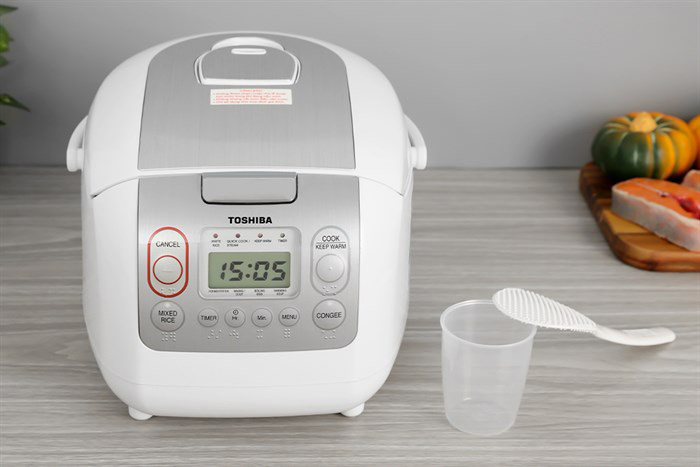 Hình ảnh sản phẩm - [RC-10NMFVN(WT)] Nồi Cơm Điện Tử Toshiba 1 Lít