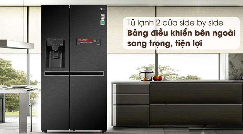 Tủ lạnh LG GR-D257MC thiết kế thời thượng, đẳng cấp