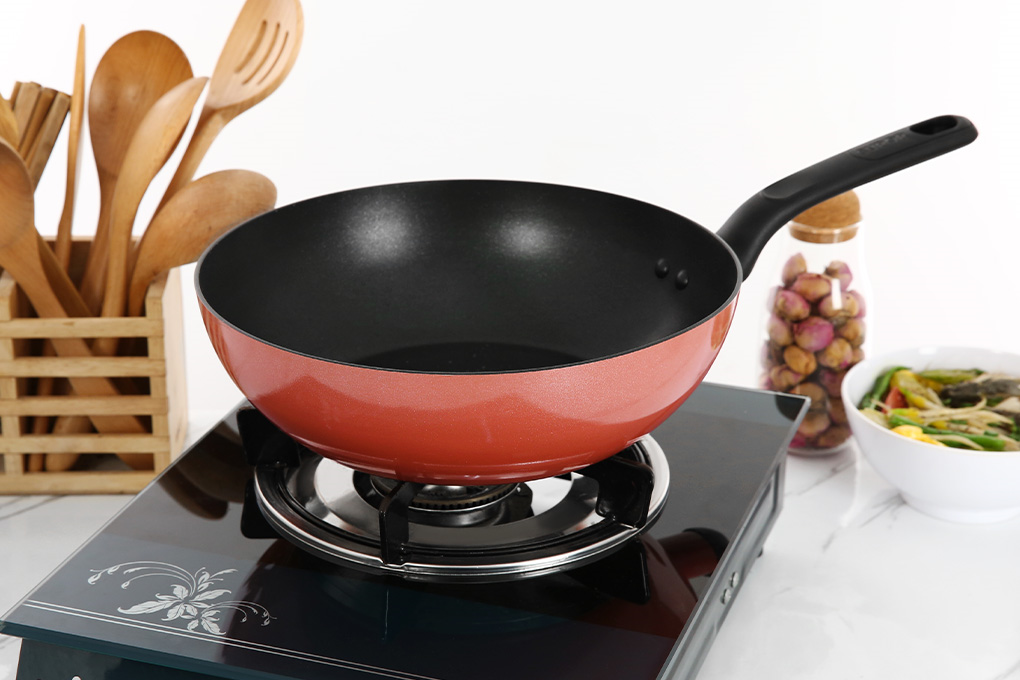 Hình ảnh sản phẩm - [H22104-C26] Chảo nhôm sâu chống dính đáy từ 26 cm Supor Trendy (4 cái/thùng)