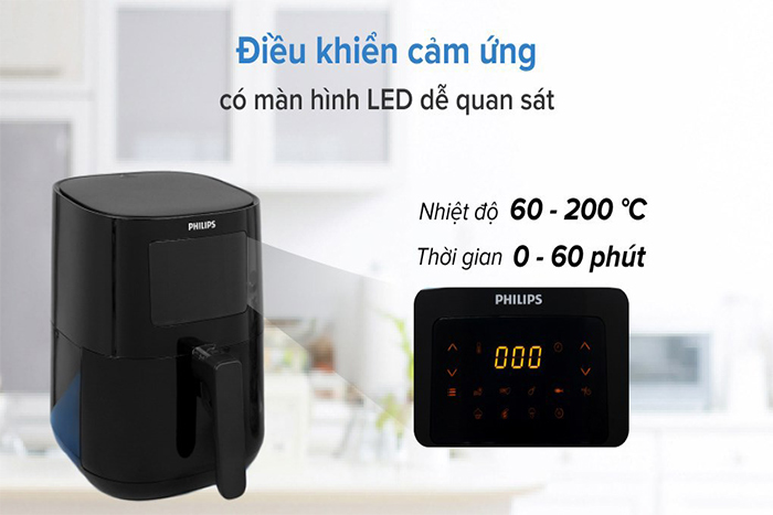 Hình ảnh sản phẩm - [HD9252/90] Nồi Chiên Không Dầu Philips 4.1 Lít