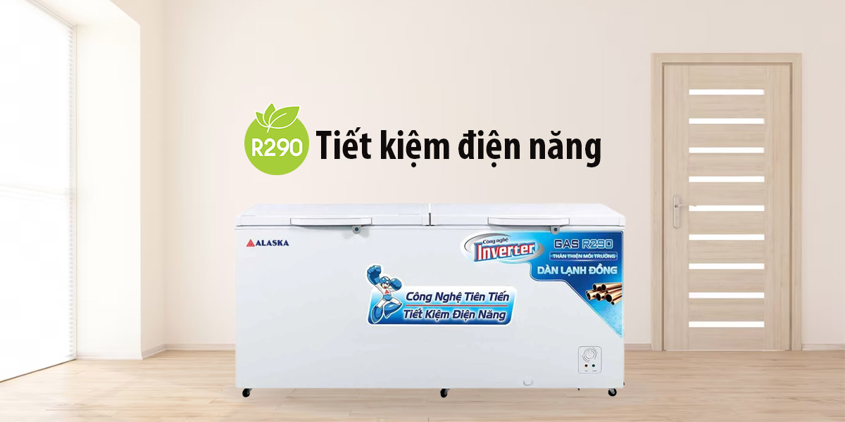 Công nghệ biến tần INVERTER kết hợp gas R290 tiết kiệm điện năng