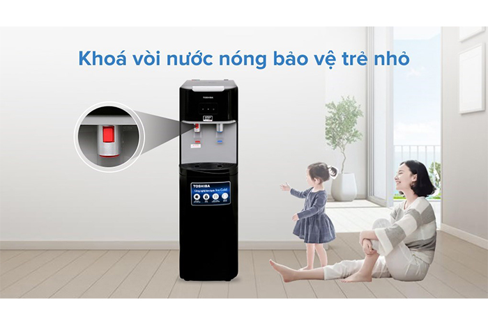 Hình ảnh sản phẩm - [ RWF-W1669BV(K1) ] Máy Nước Nóng Lạnh Toshiba