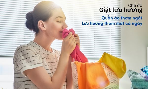 Máy giặt Panasonic Inverter 11.5 kg NA-FD115W3BV - Chế độ giặt lưu hương