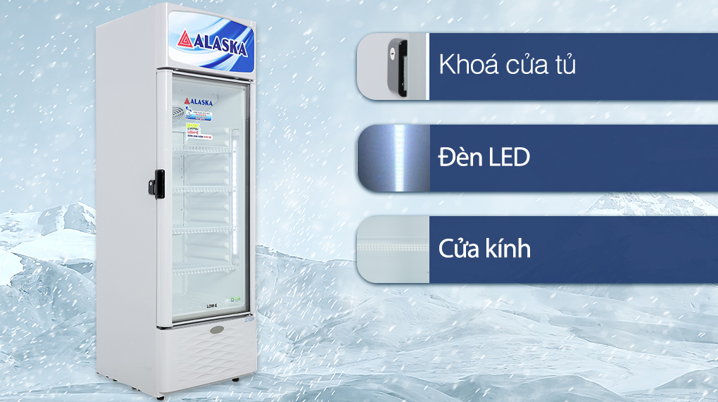 Tủ mát Alaska Inverter 300 lít LC 533HI