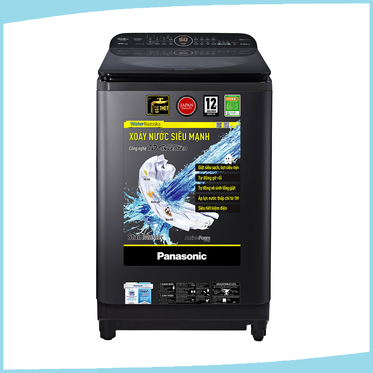 Hình ảnh sản phẩm - [NA-FD95V1BRV] Máy giặt Panasonic Inverter 9.5 Kg 